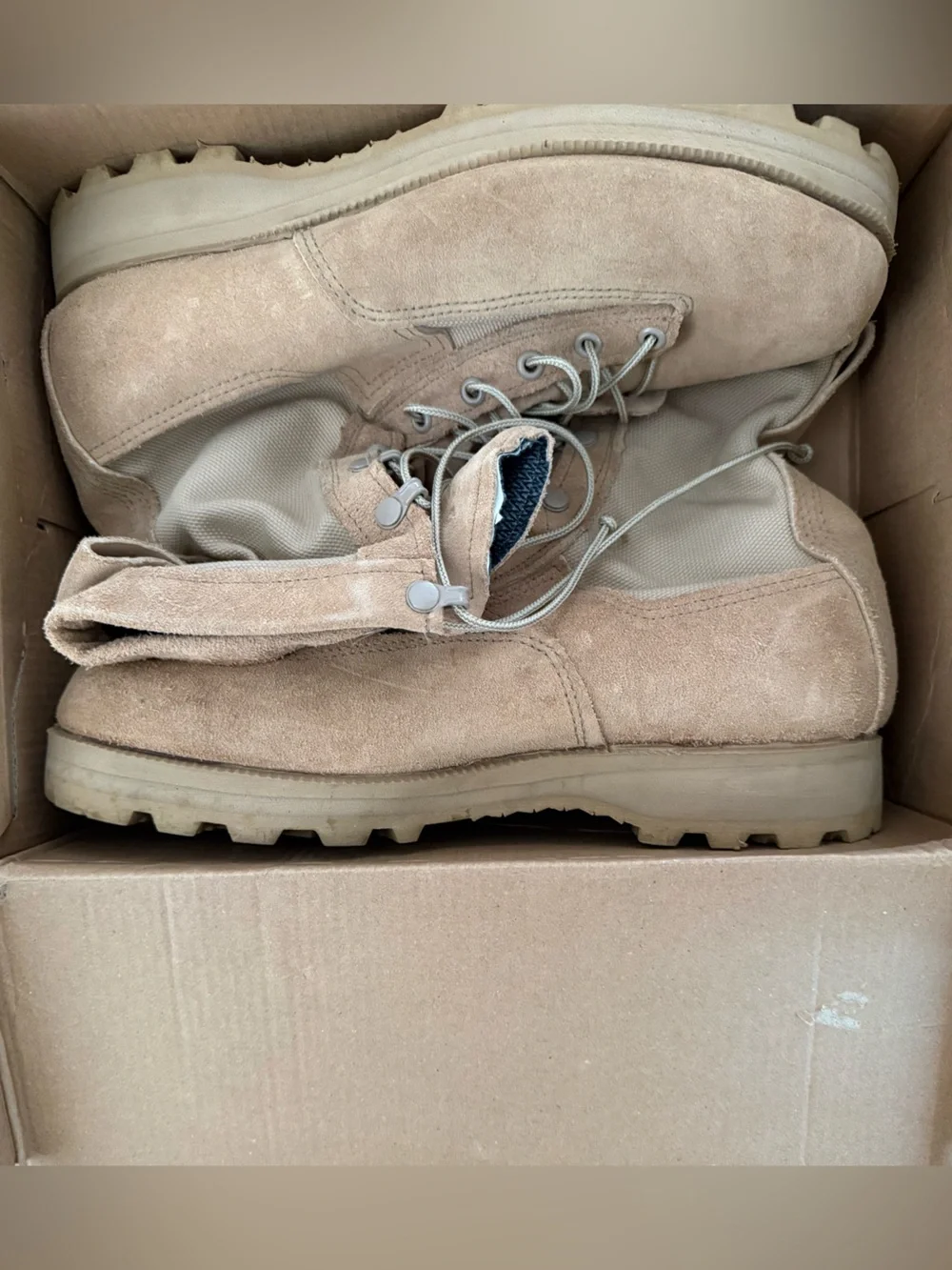 Men's Tactical Desert Tan Lace-Up Boot - Durable Field Performance